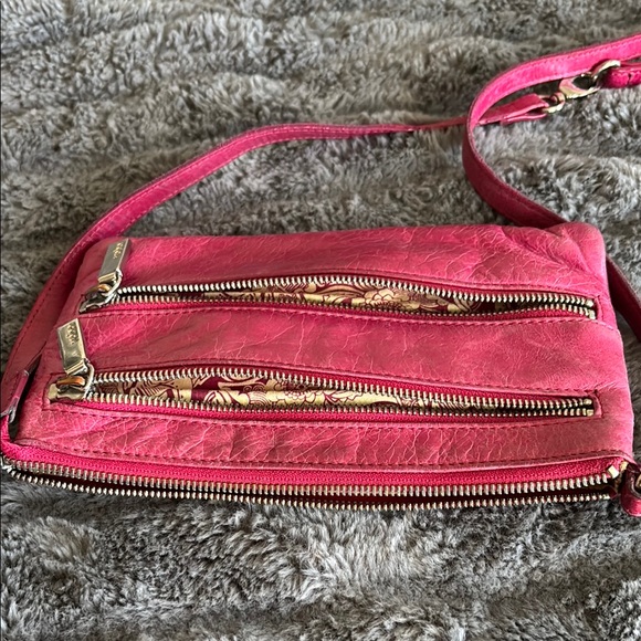 Hobo international,Pink Leather Crossbody Bag - Picture 5 of 16